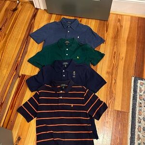 Lot of 4 boys Ralph Lauren polos - size large(14/16)